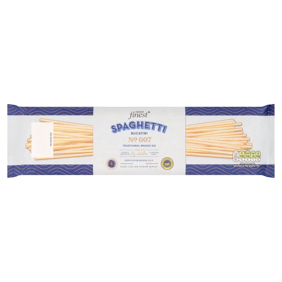 Tesco Finest Spaghetti Bucatini 500G