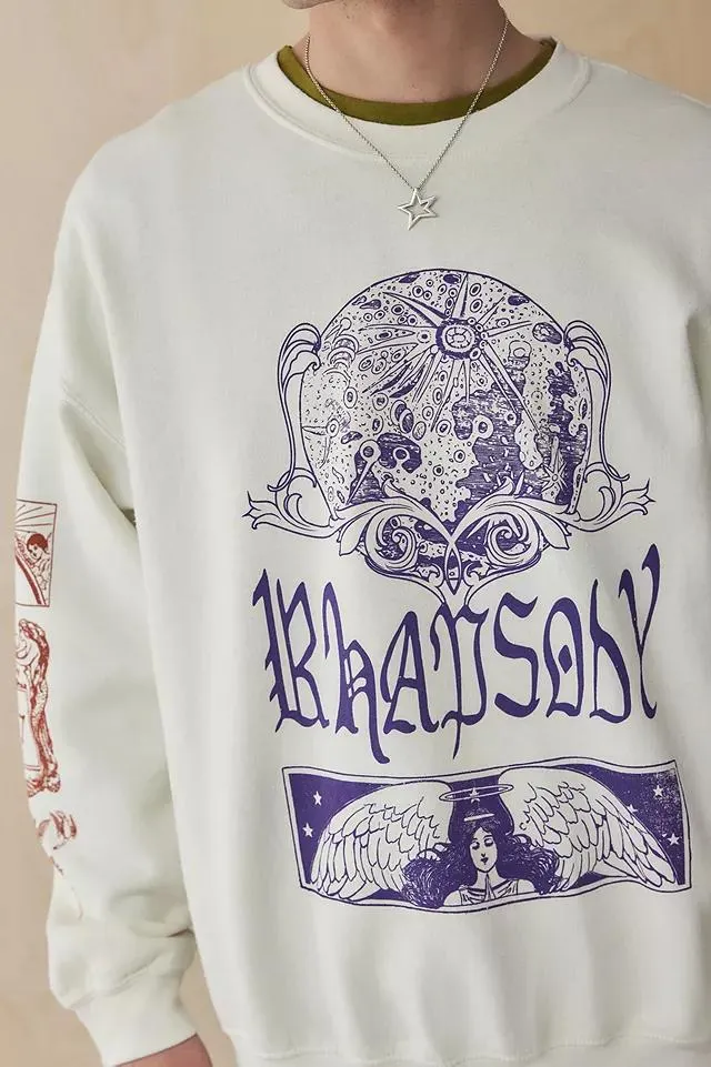 UO Ecru Shadow Sweatshirt