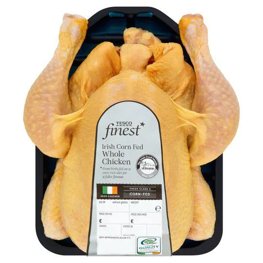 Tesco Finest Small Irish Cornfed Whole Chicken 1.1Kg