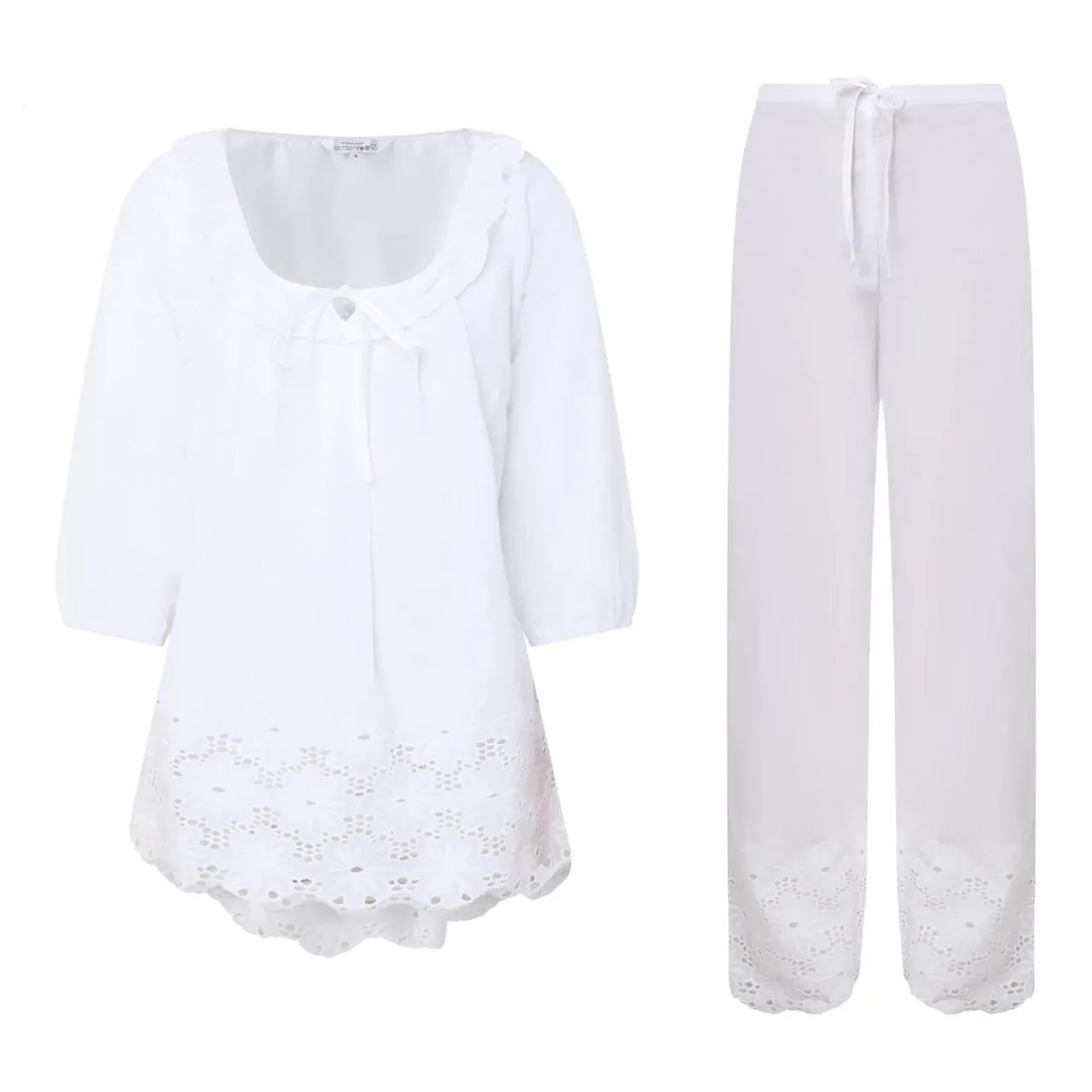 New in COTTON REAL Grand Schiffi Pyjama Set €70.00