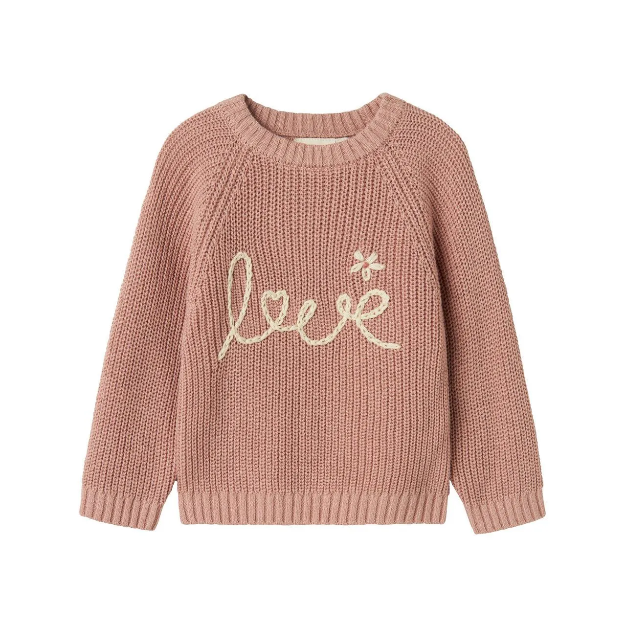 Love Ribbed Knit Sweater