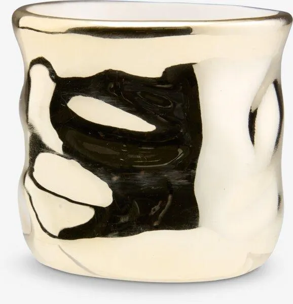 Candle HALKA D8xH7cm gold