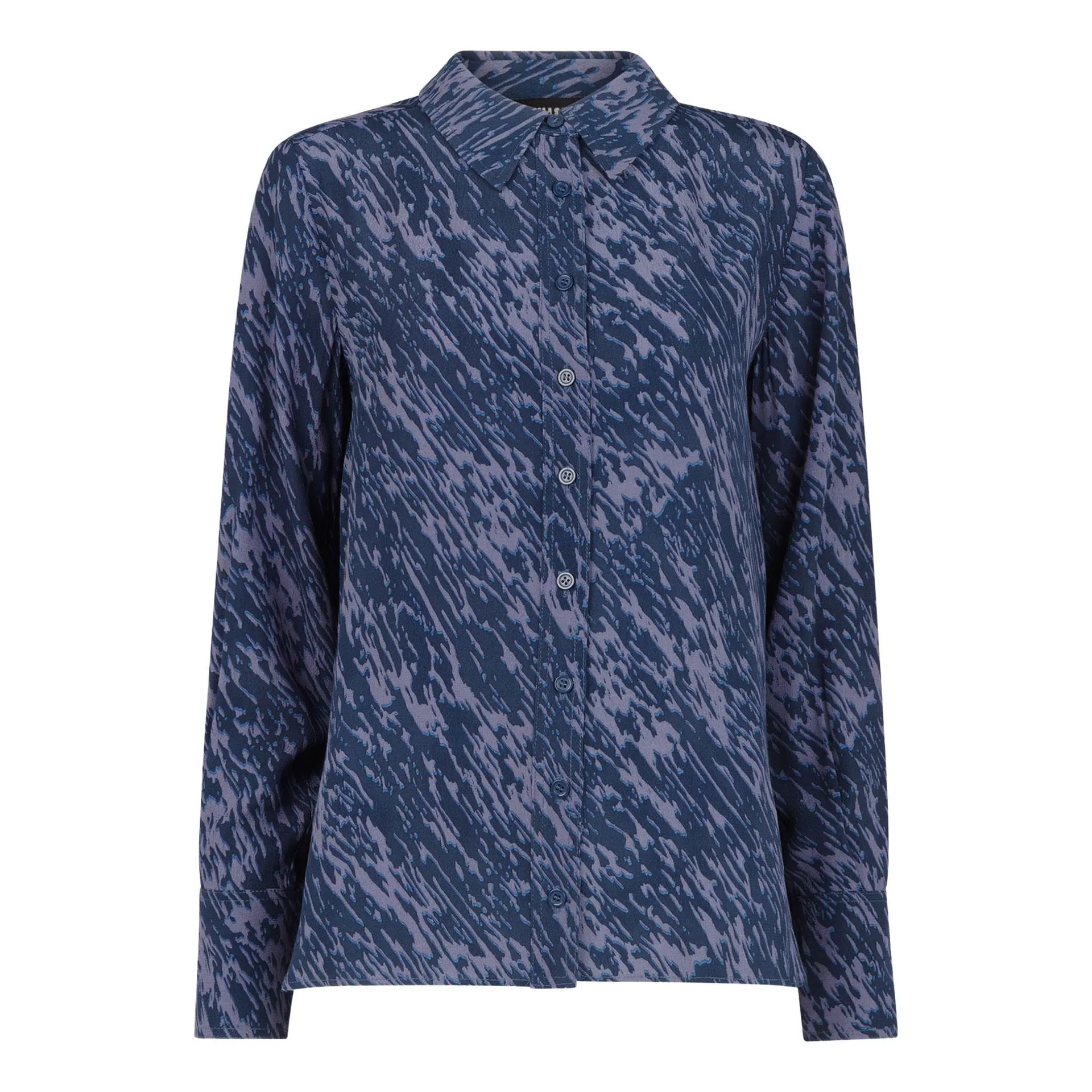 Abstract Marks Collared Shirt