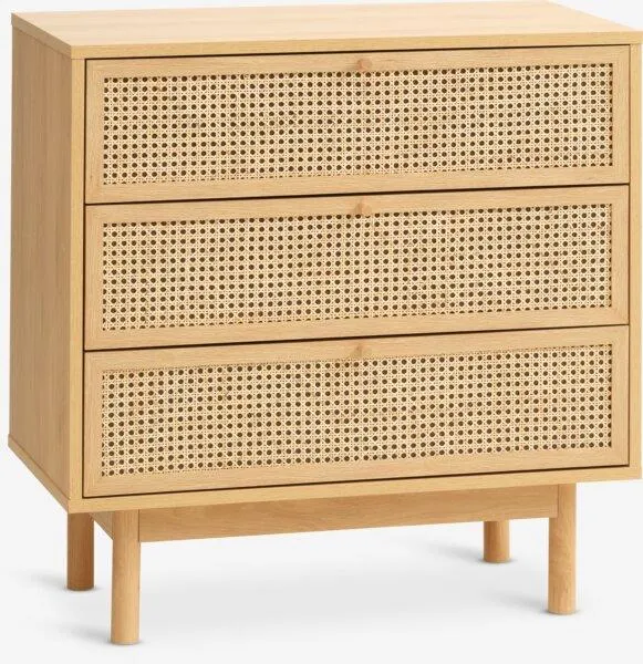 3 drawer chest HALMSTAD oak