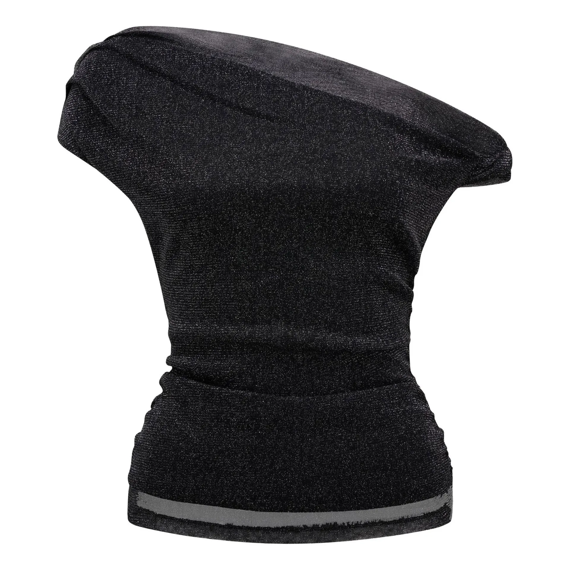 Rylee Tipped Shoulder Glitter Top