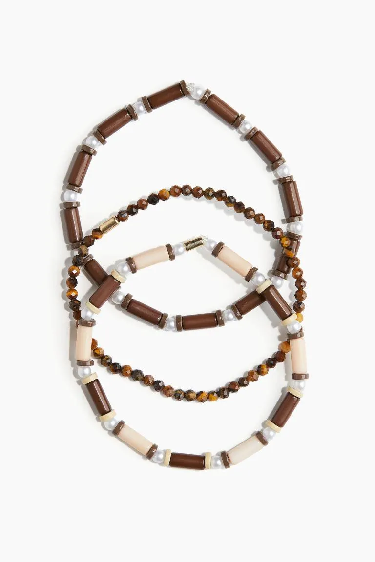 3-pack beaded bracelets