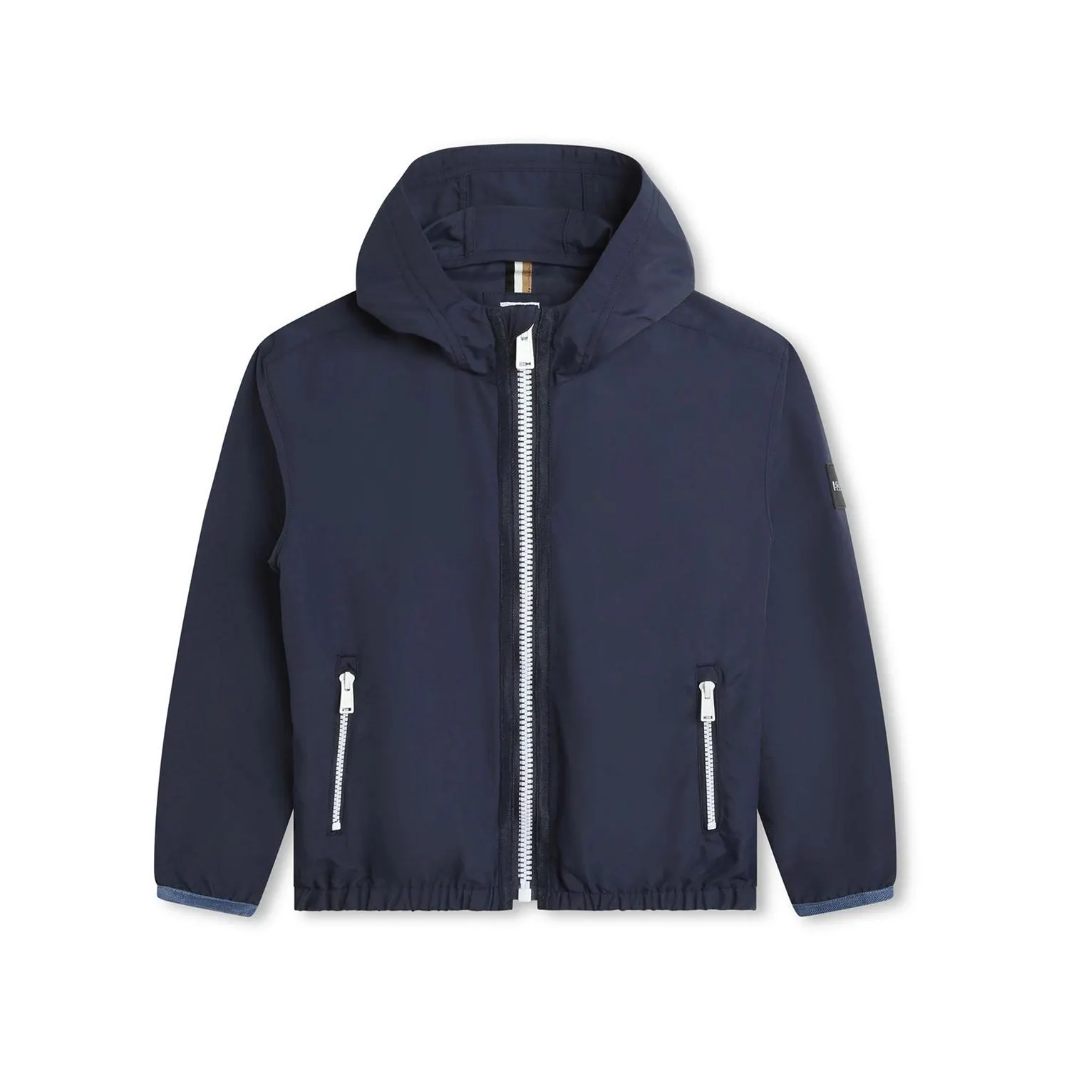 Zip-Through Hooded Windbreaker