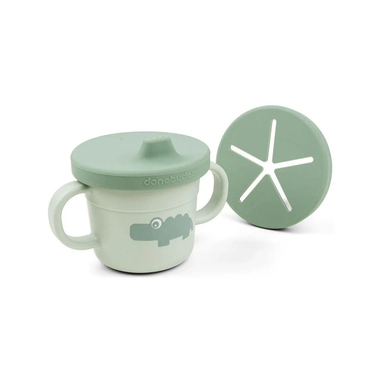 Croco Foodie Spout and Snack Cup 215ml