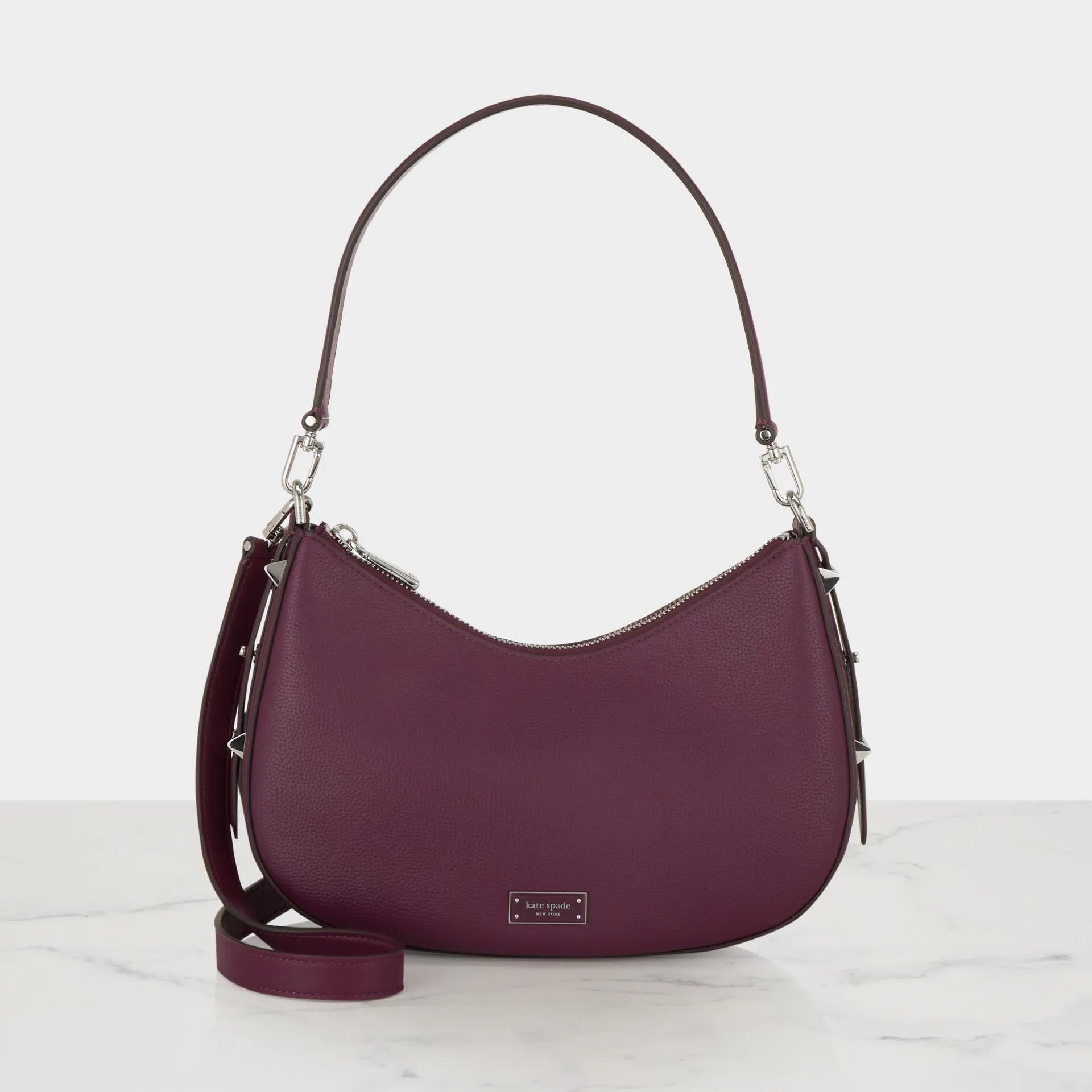 Liv Convertible Leather Shoulder Bag