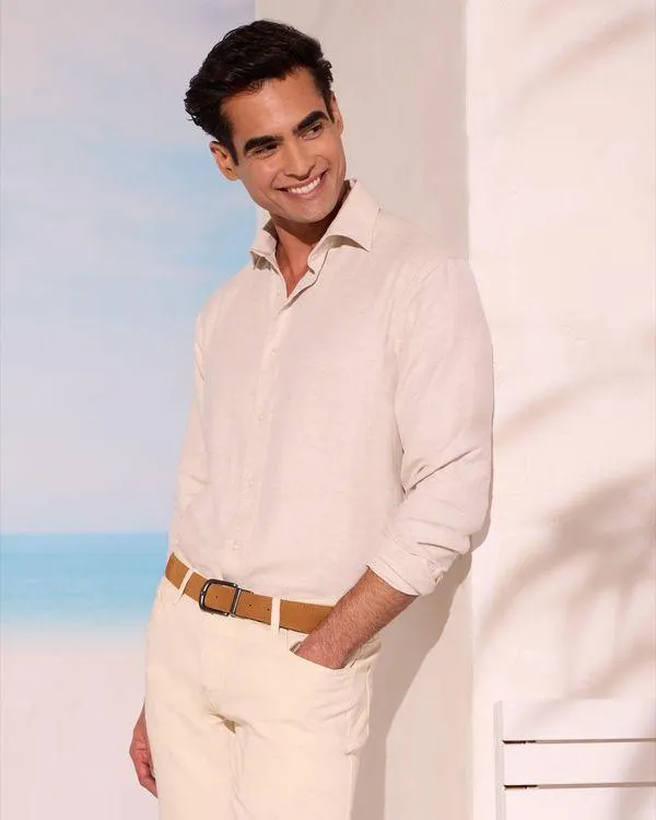 Paul Costelloe Living Textured Long-Sleeved Shirt