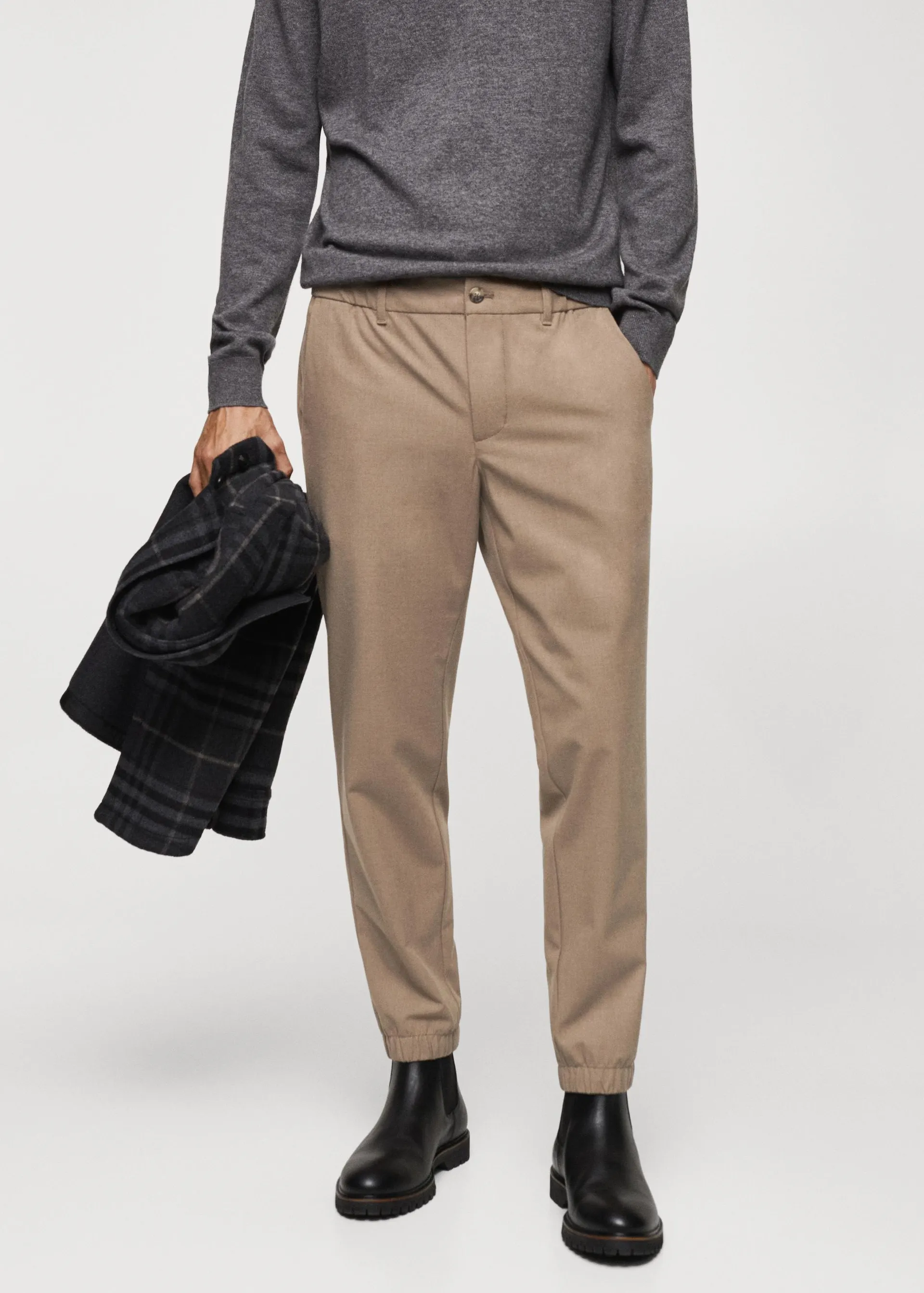 Nadrág slim fit jogger zsinórral