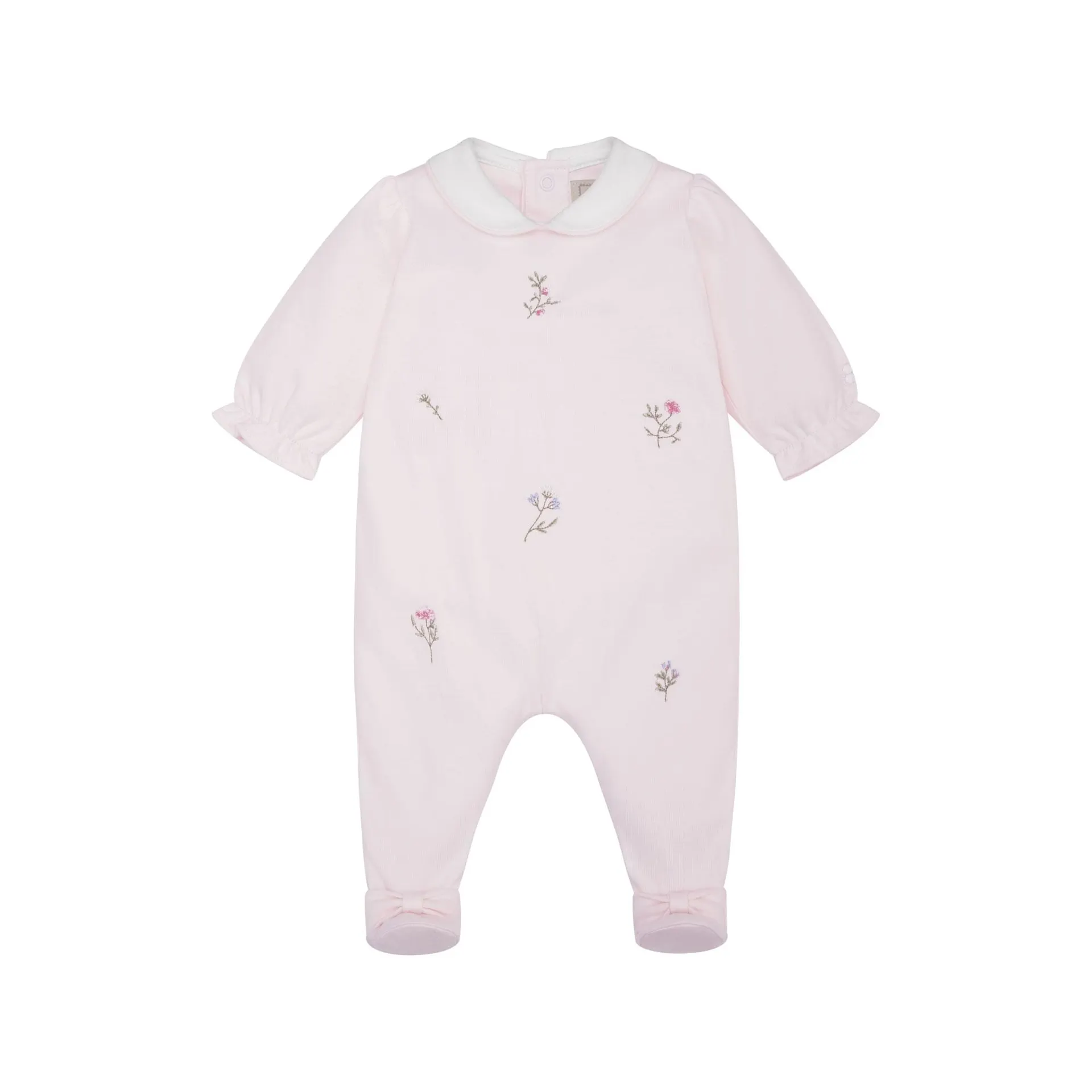 Karen Embroidered Floral Babygrow