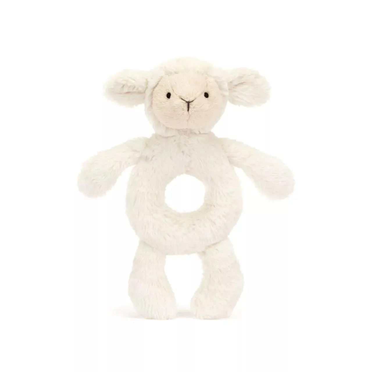 JELLYCAT Bashful Lamb Ring Rattle 18cm