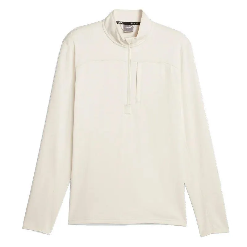 PUMA RUN MICROFLEECE HALF-ZIP MENS TOP