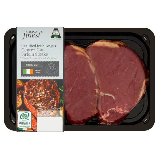 Tesco Finest Irish Angus Sirloin 454G