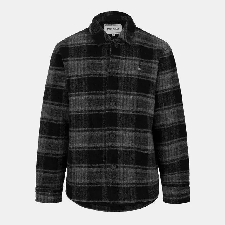 Lined Check Shacket
