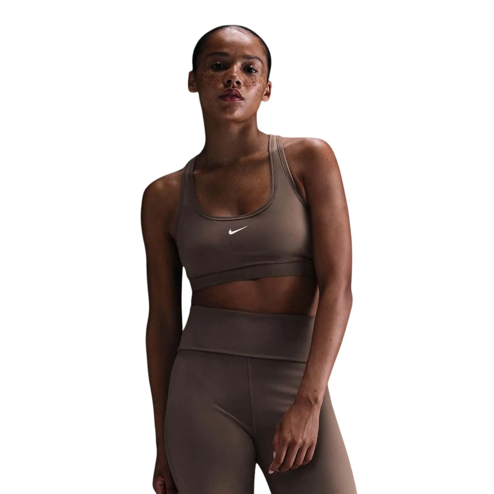 Nike Womens Dri-FIT High-Waisted Fold-Over Pants