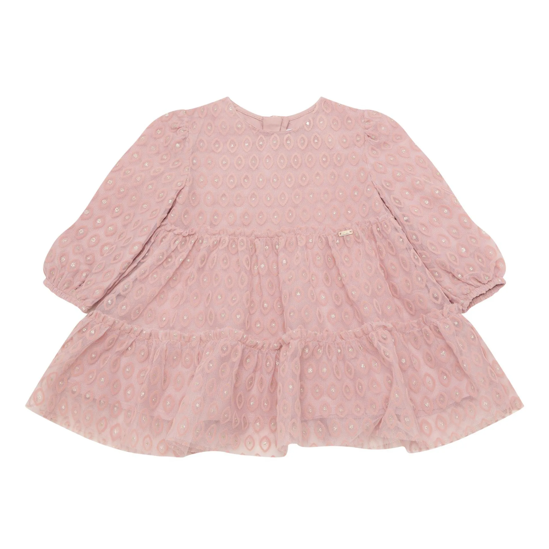 Day Tonal Dot Ruffle Dress