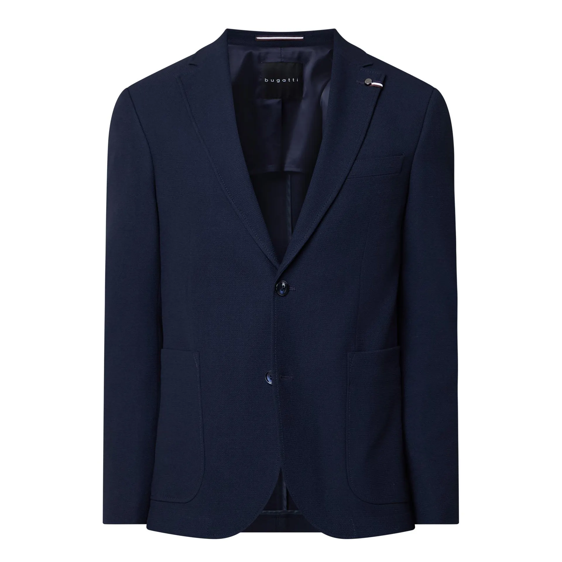 Textured Single-Breasted Jacket