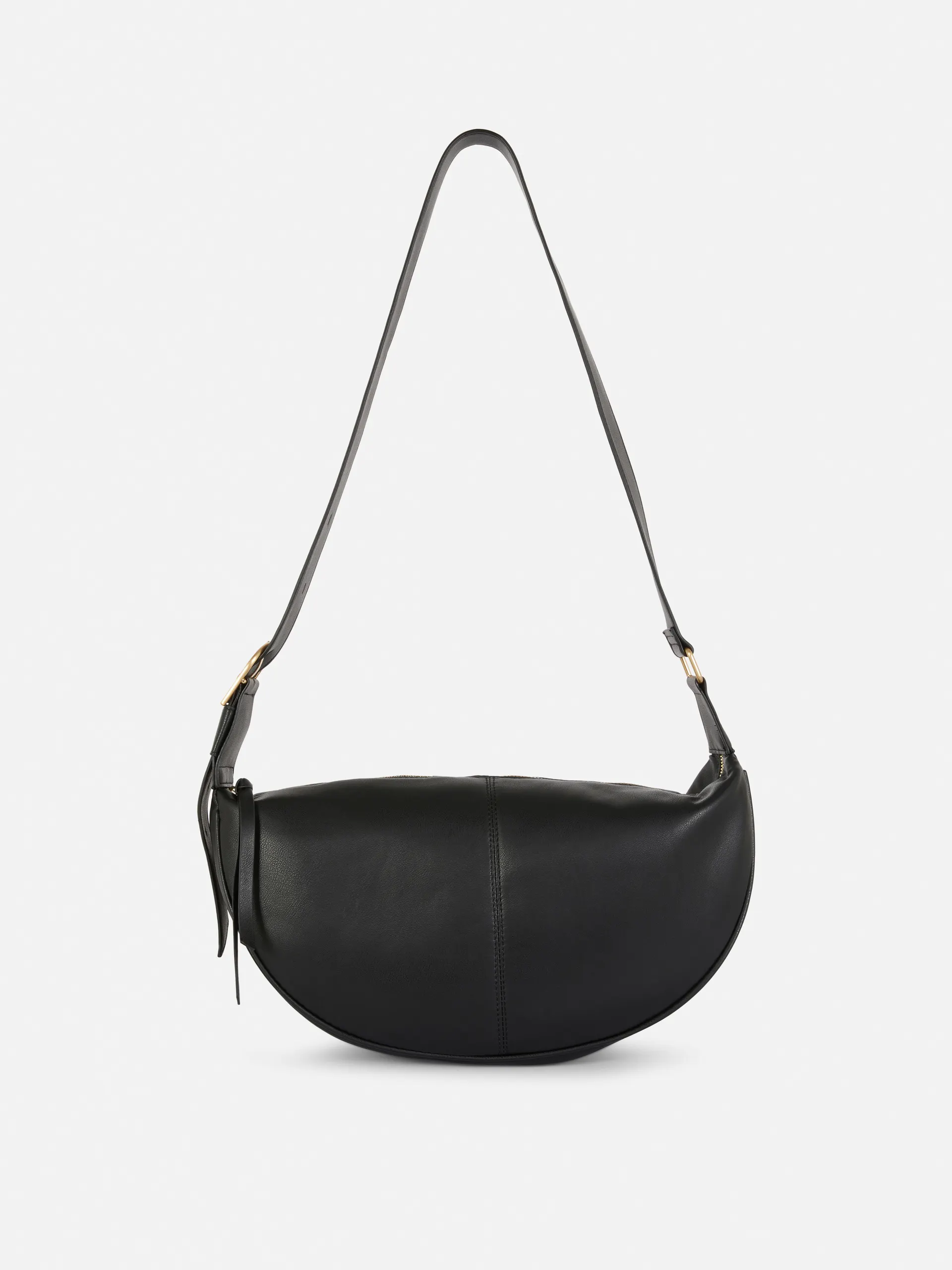 Faux Leather Sling Bag