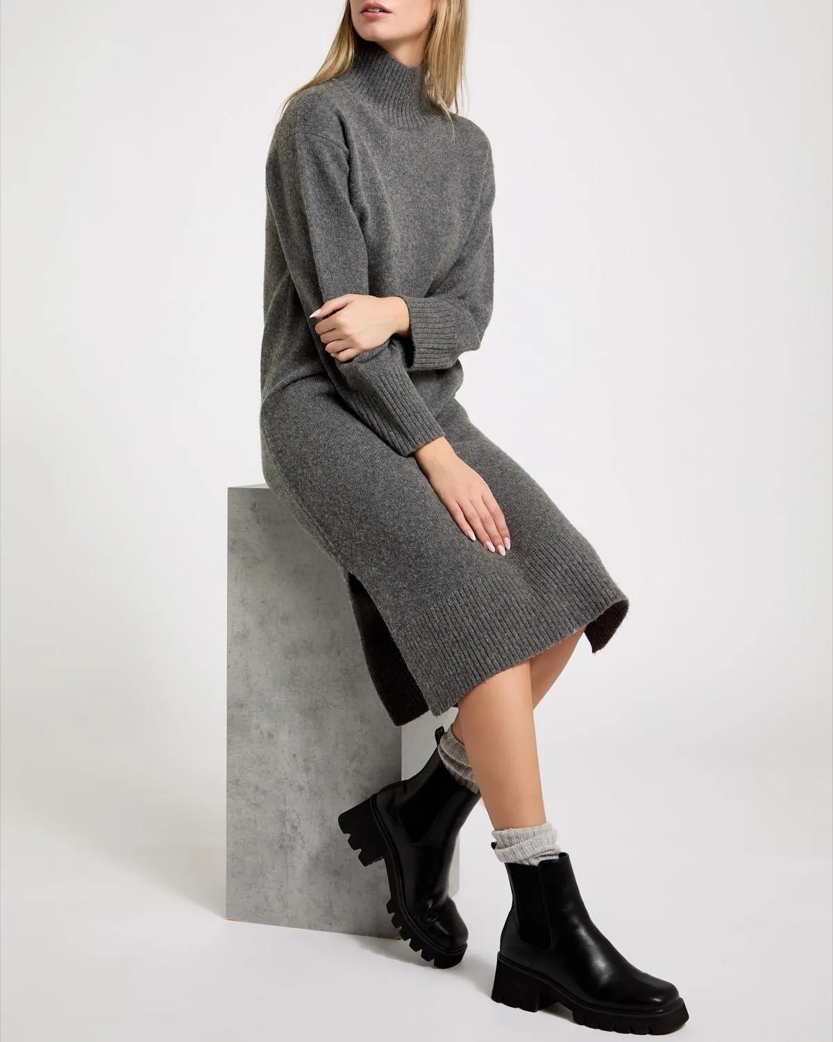 Polo Neck Dress
