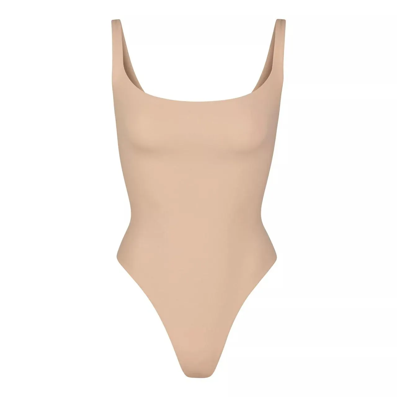 SKIMS Square Neck Bodysuit Clay