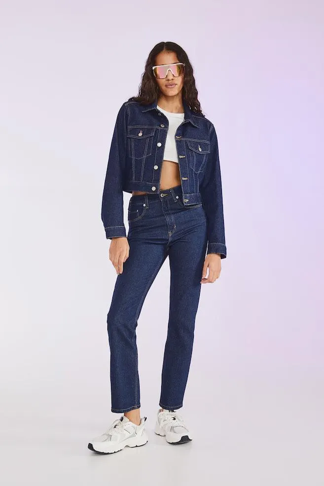 Slim High Ankle Jeans