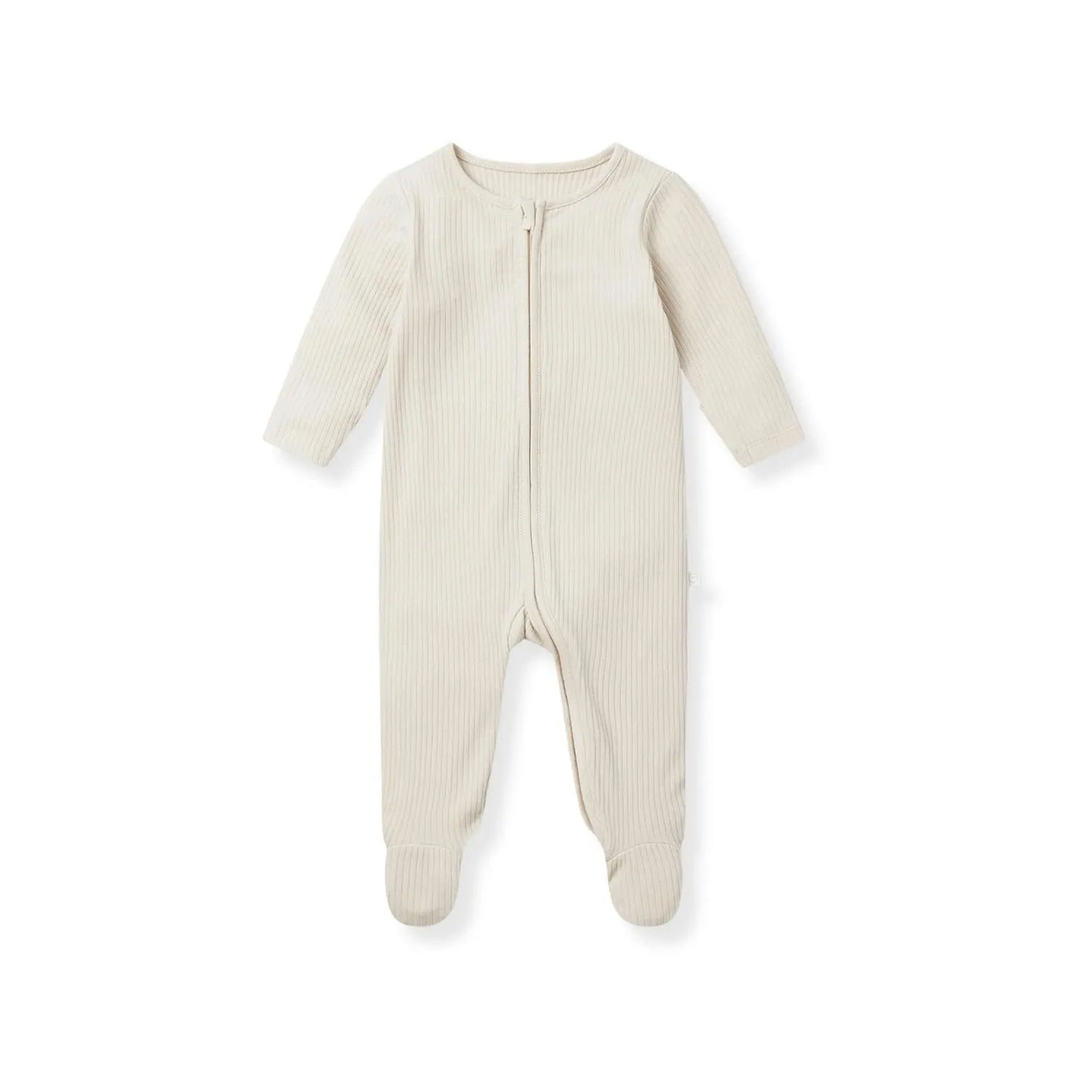Clever Zip Ribbed Sleepsuit