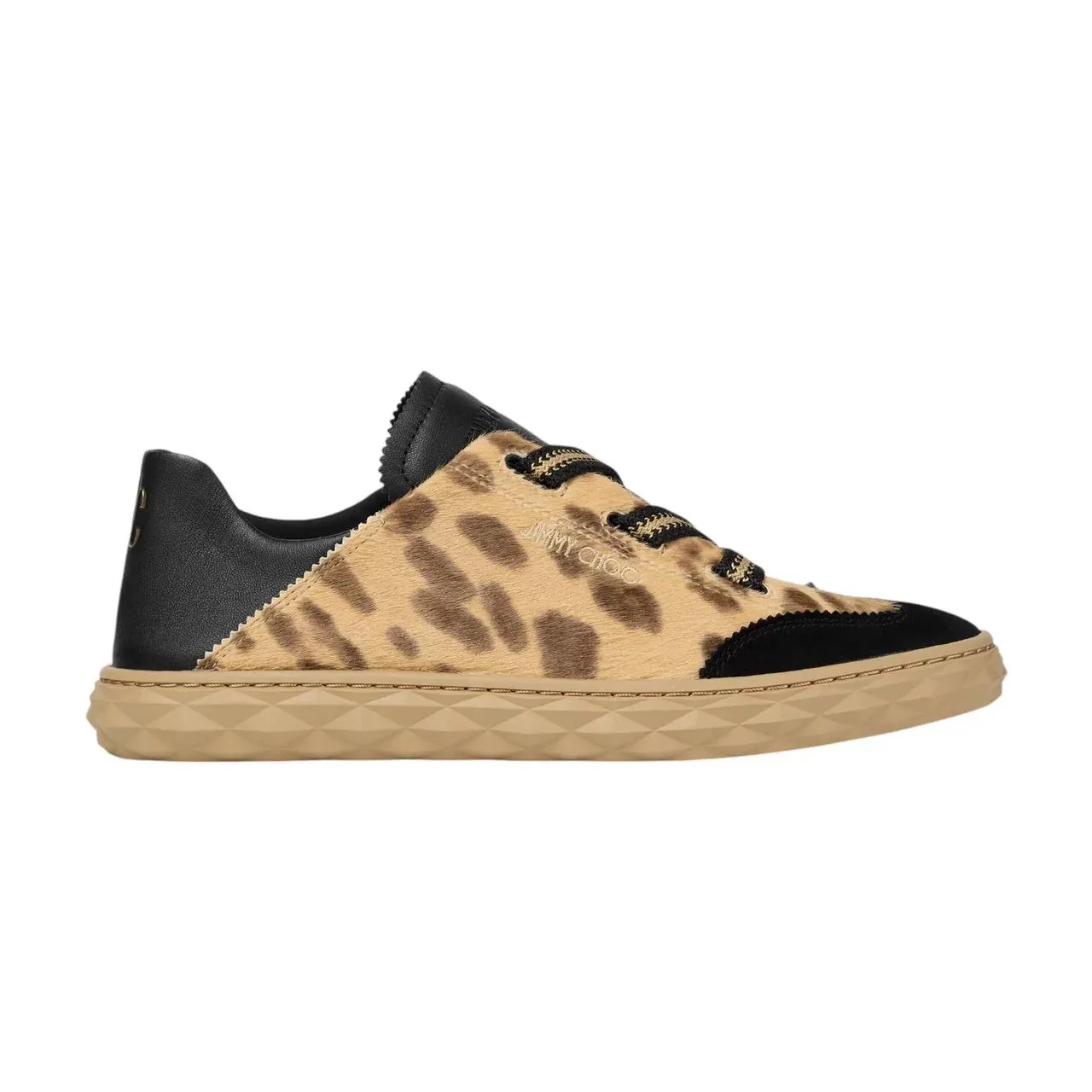 JIMMY CHOO Diamond Light Flex Leopard Trainers
