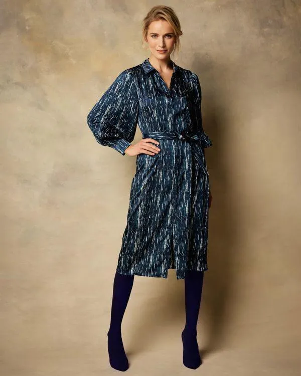 Paul Costelloe Living Studio Pleated Sleeve Shirt Dress