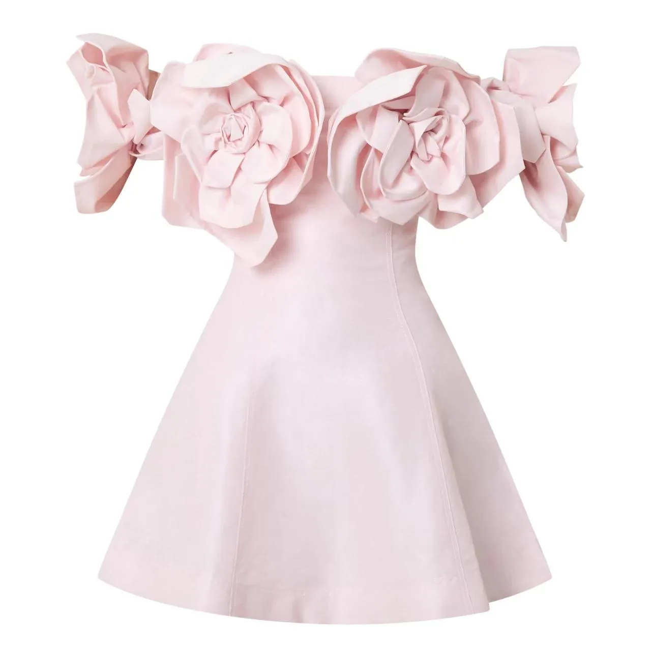 AJE Etta Flower Embellished Mini Dress