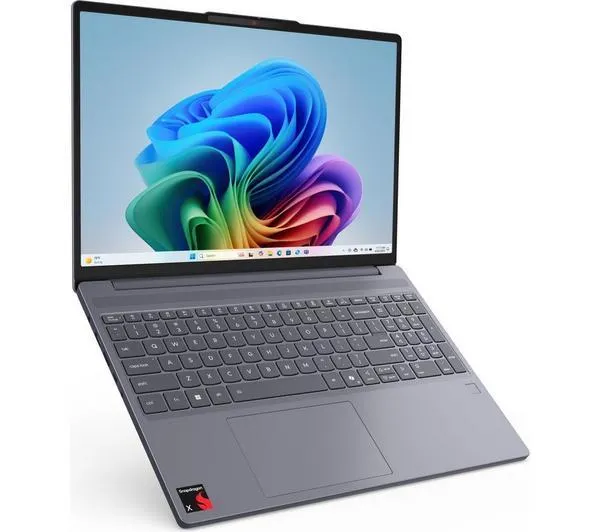 LENOVO IdeaPad Slim 3 15.3" Laptop, Copilot+ PC - Snapdragon X, 256 GB SSD, Luna Grey