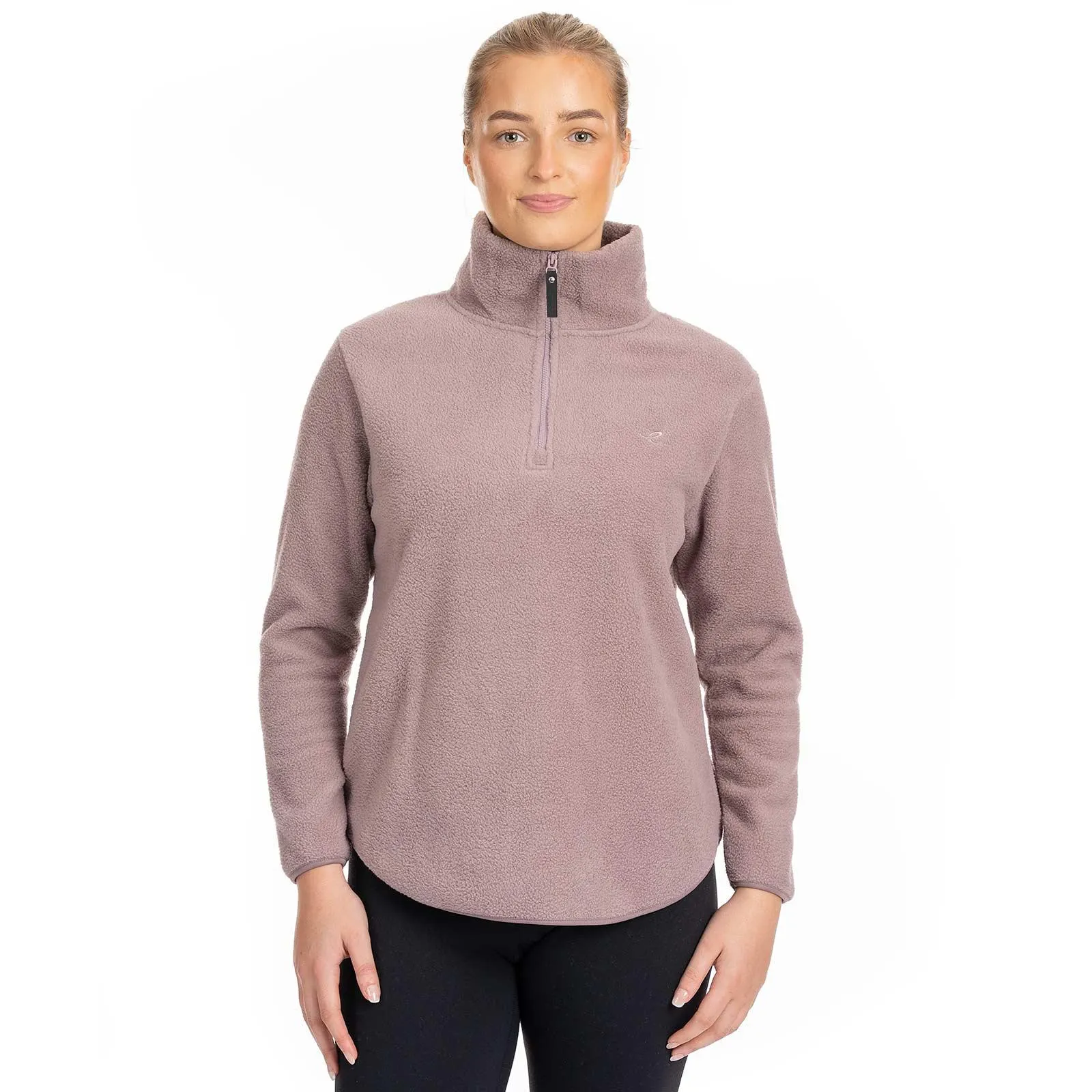 Energetics Amelia Womens Half-Zip Full-Length Fleece Top