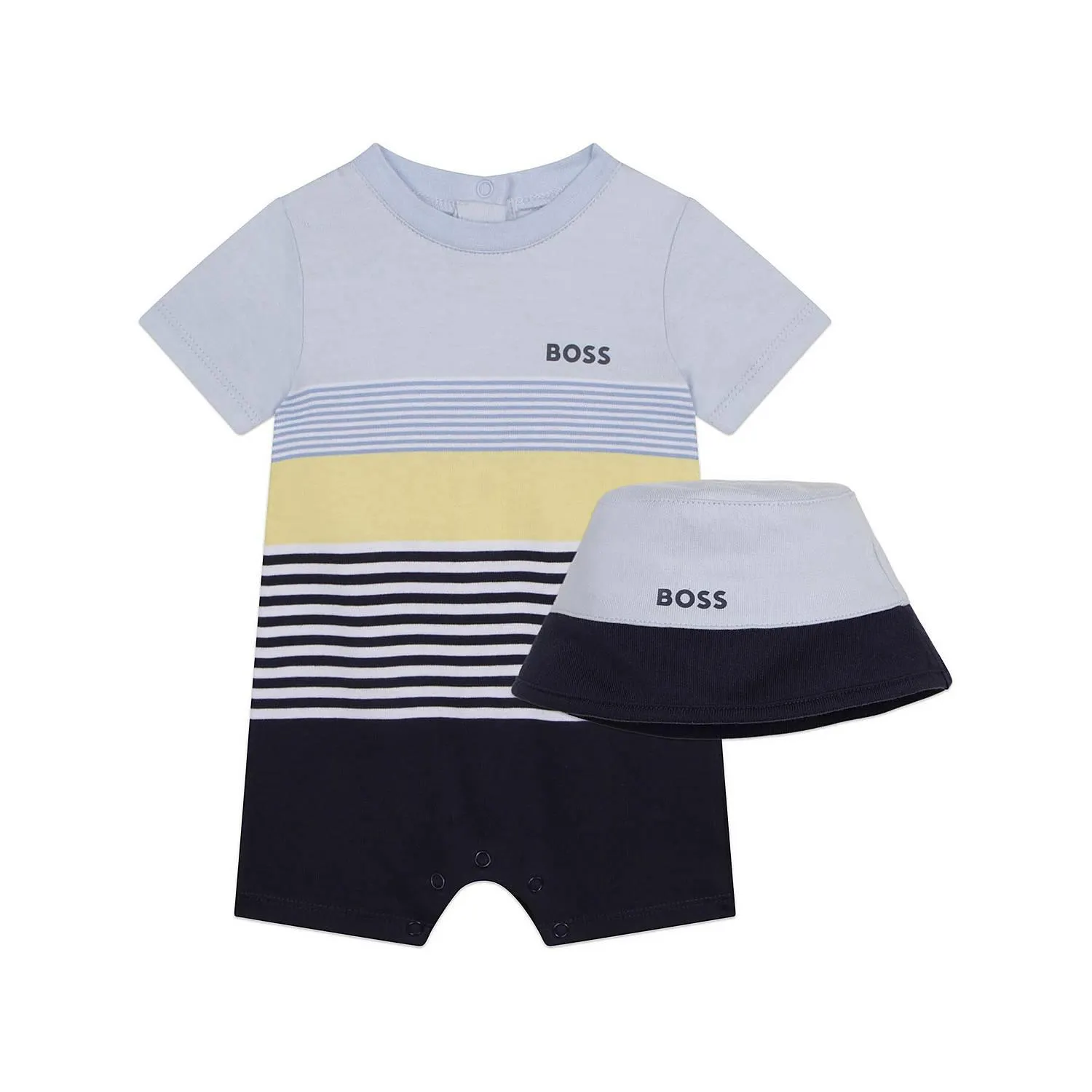 Two Piece Romper & Hat Set