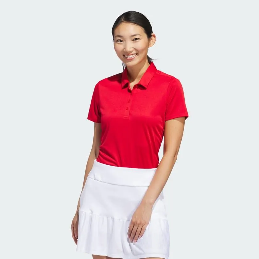 Women's Solid Performance Short Sleeve Polo Shirt