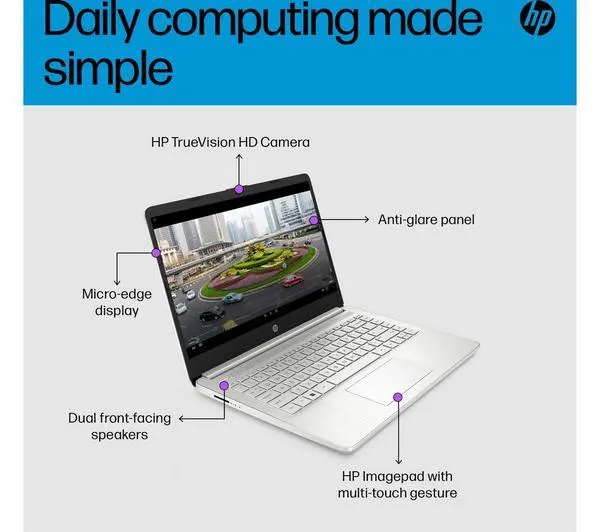 HP 14s-dq5500sa 14" Laptop - Intel® Core™ i5, 256 GB SSD, Silver