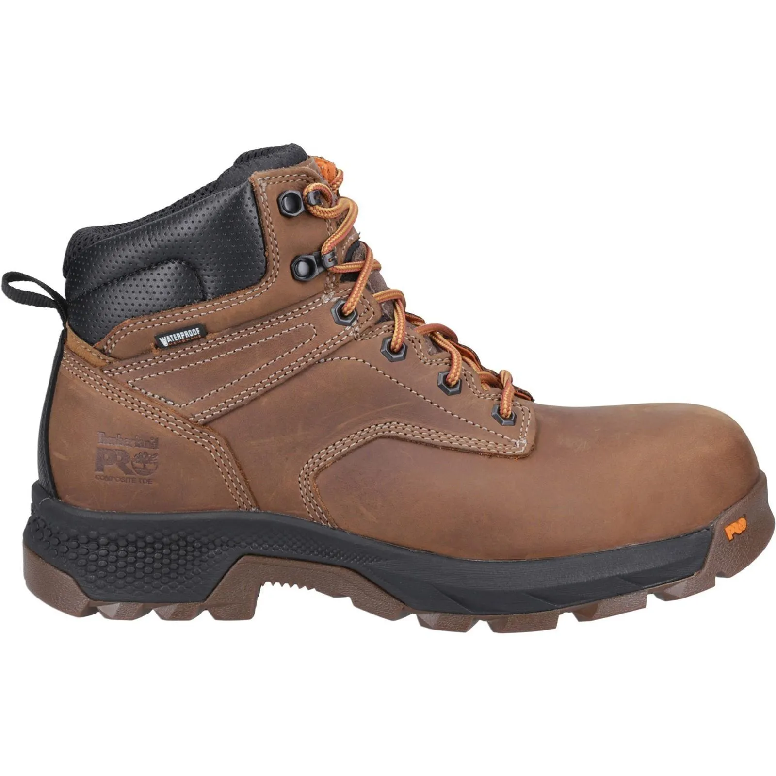 Timberland Pro Mens Titan 6" Safety Boot Brown