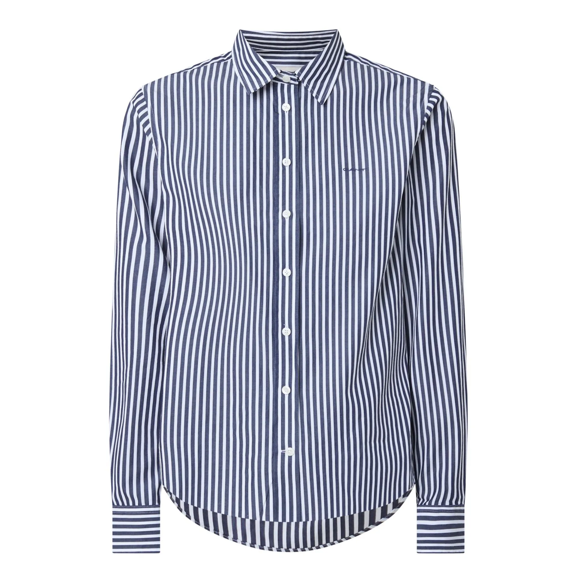 Logo Striped Poplin Shirt