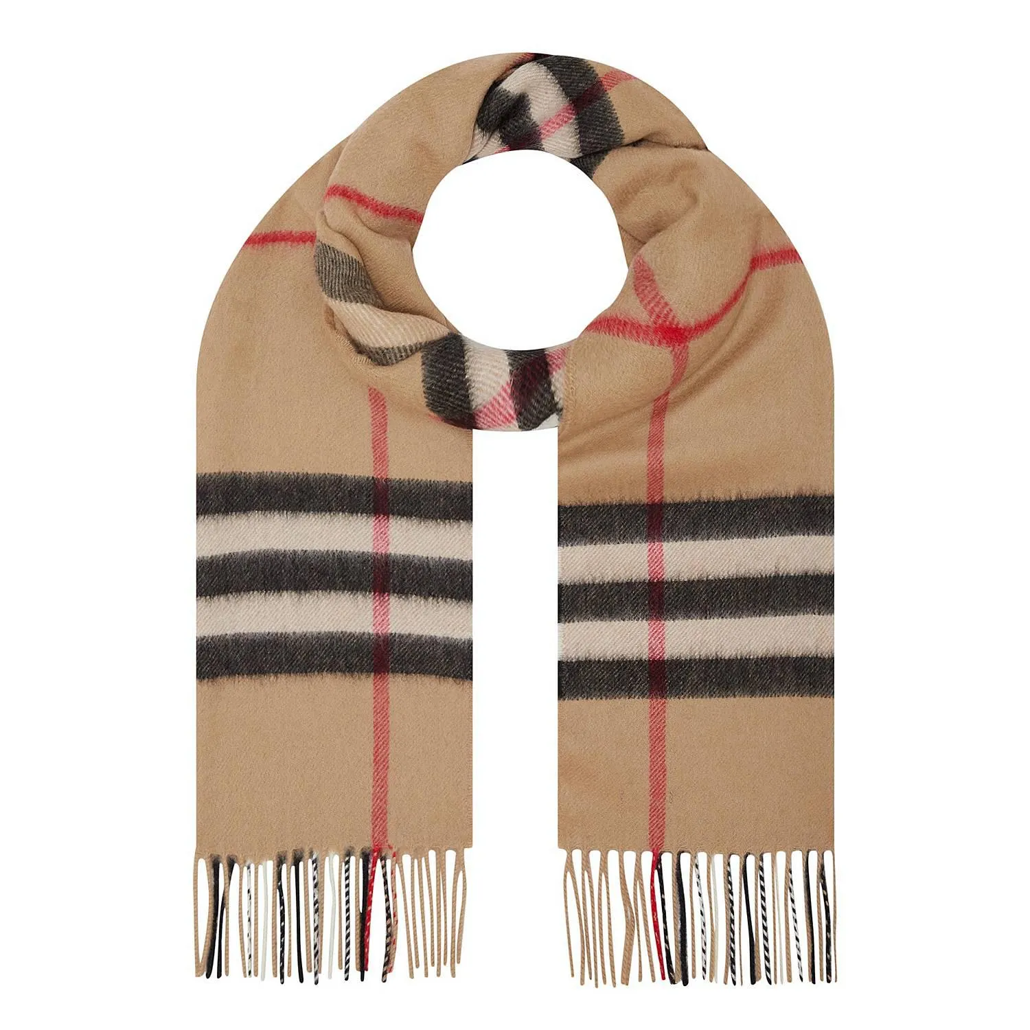 Giant Check Print Scarf