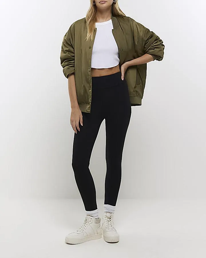 Black high waisted leggings