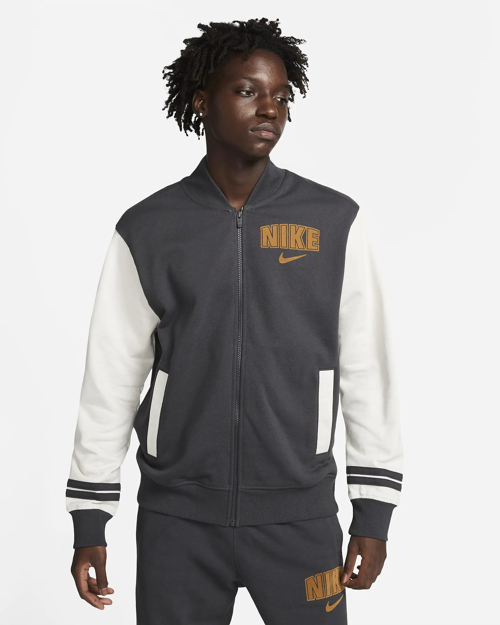 Men's Fleece Varsity Jacket