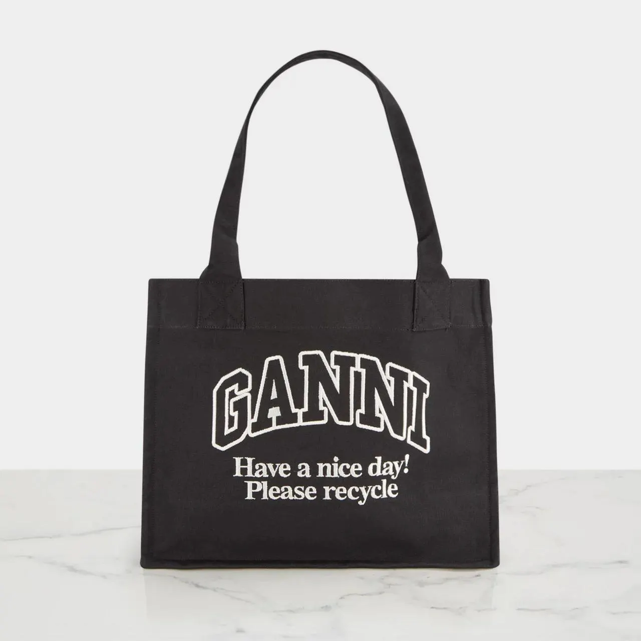 GANNI Easy Shopper Tote Bag