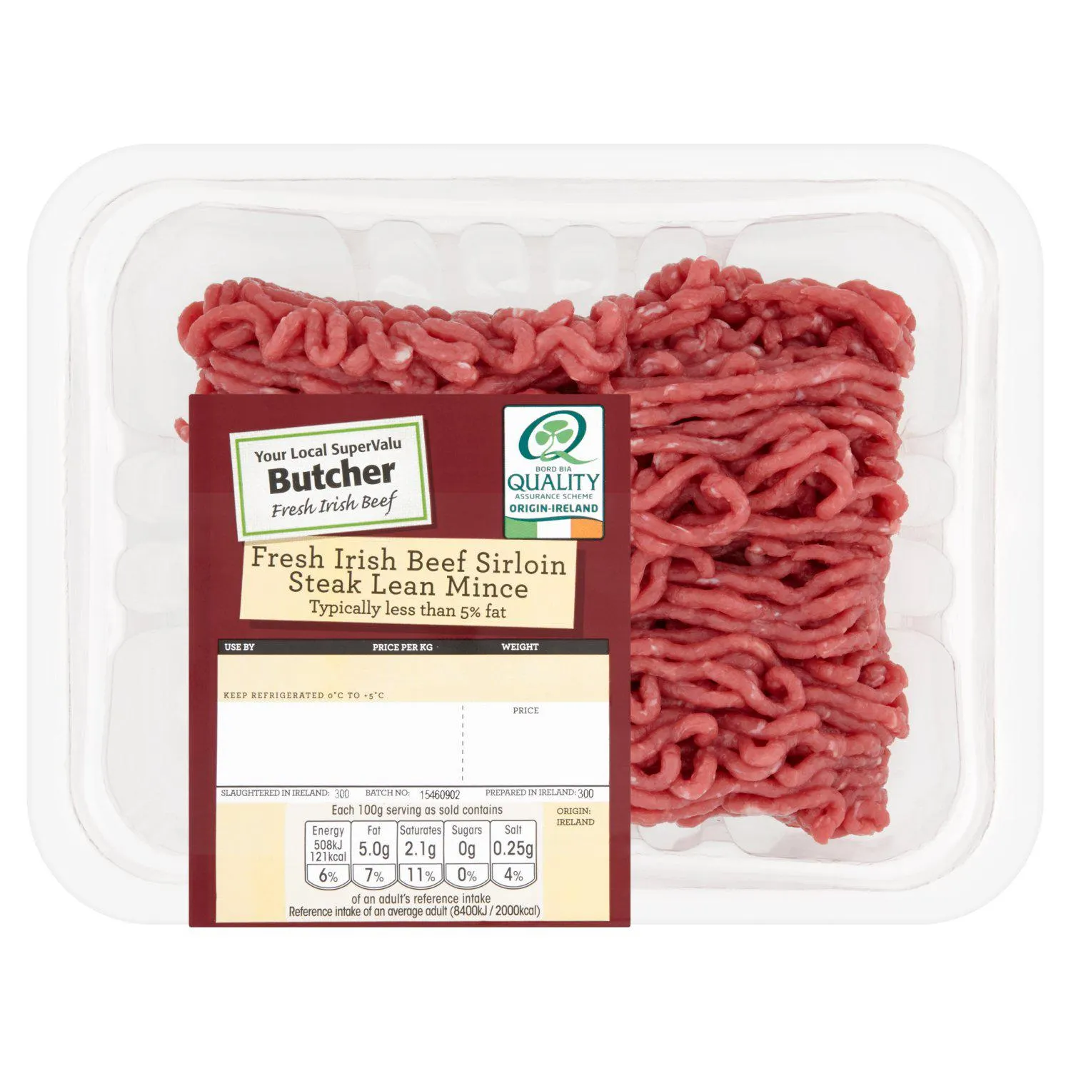 SuperValu Irish Beef Sirloin Steak Mince (300 g)