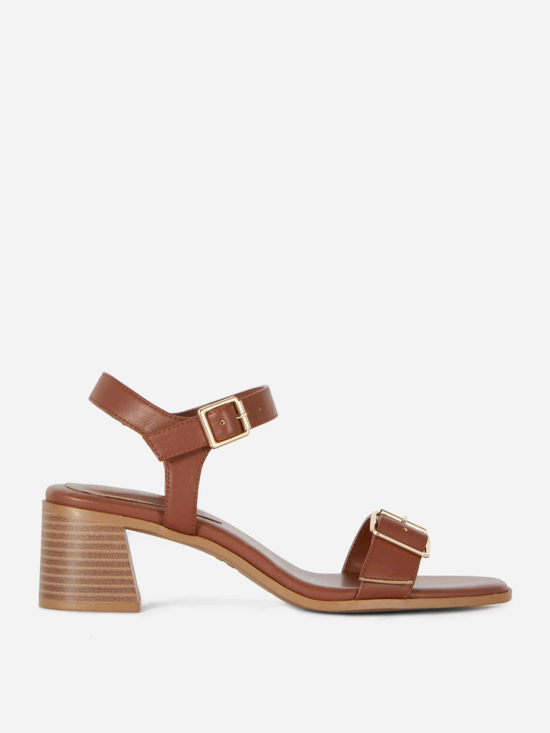 Wide Fit Block Heel Sandals