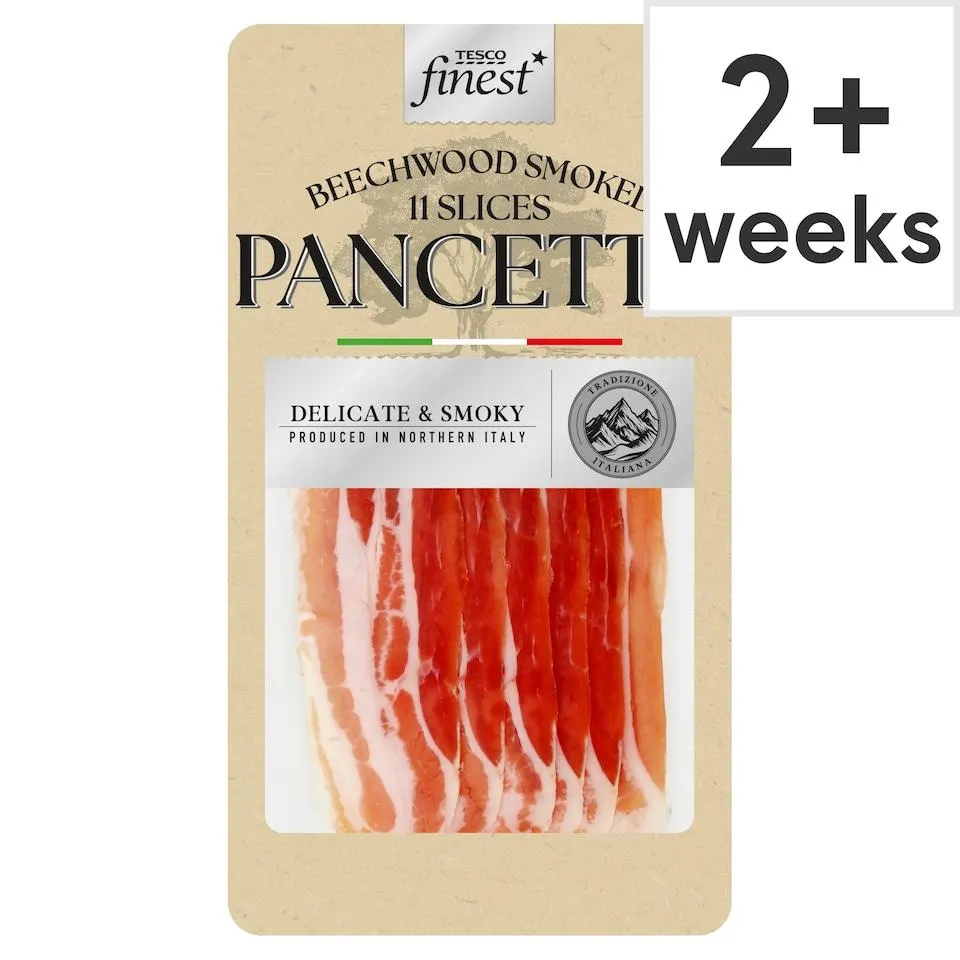 Tesco Finest Smoked Pancetta Slices 110G
