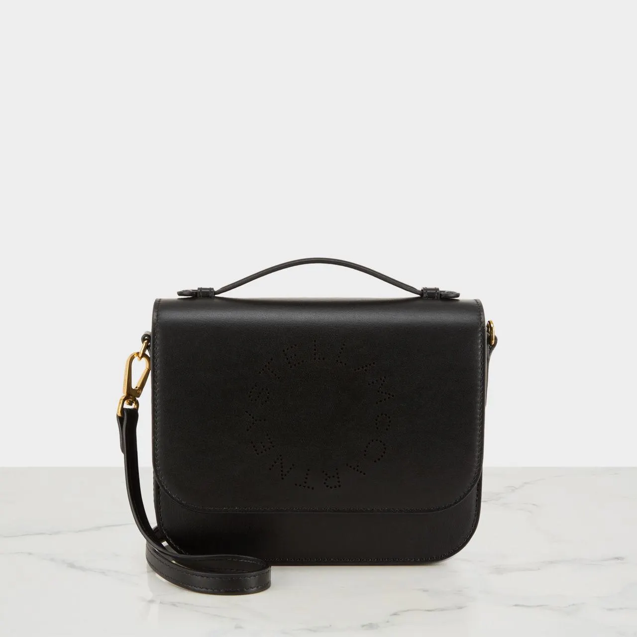 STELLA MCCARTNEY Logo Messenger Crossbody Bag