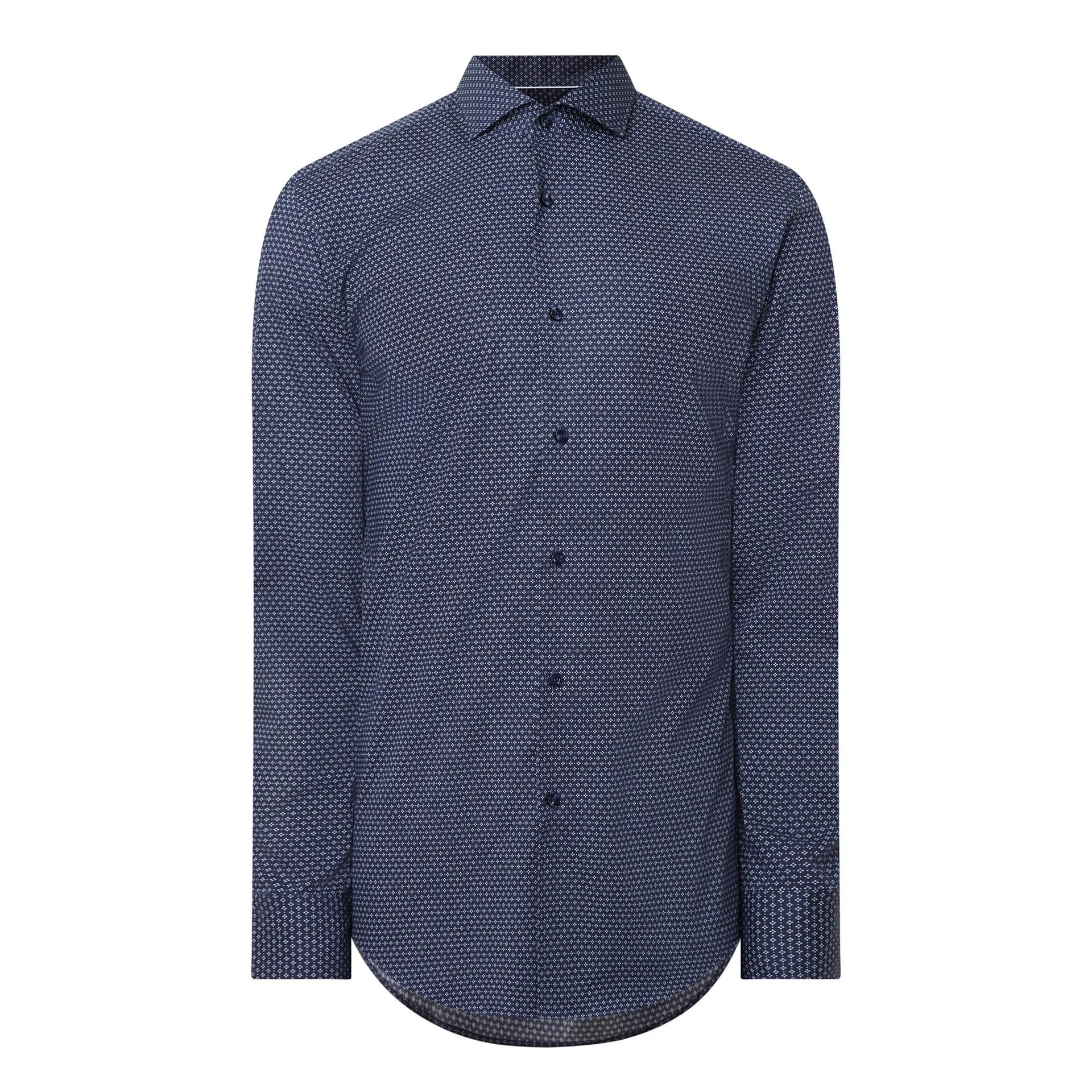 Hank Geometric Single Cuff Formal Shirt