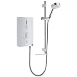 Mira Sport Max with Airboost White 9kW Manual Electric Shower