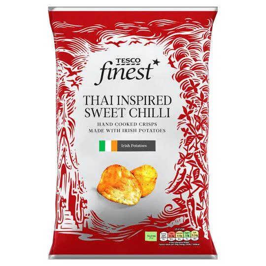 Tesco Finest Thai Inspired Swt/Ch Crisps 125G