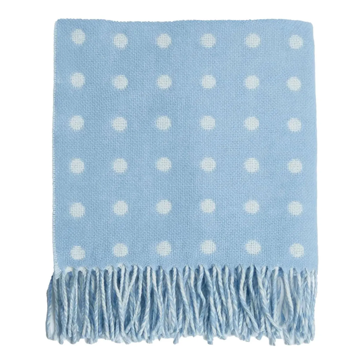 Spotted Baby Blanket Blue